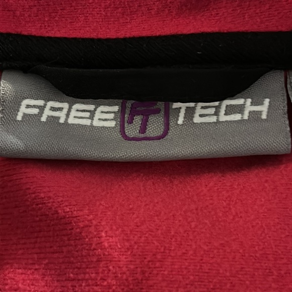 Hooded Free Tech 3X 22/24W Zip Front waterproof outdoor Jacket Soft Lining - Picture 7 of 9